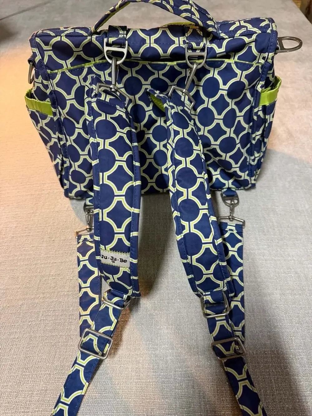 Ju-Ju-Be B.F.F. Diaper Bag in Royal Envy Print